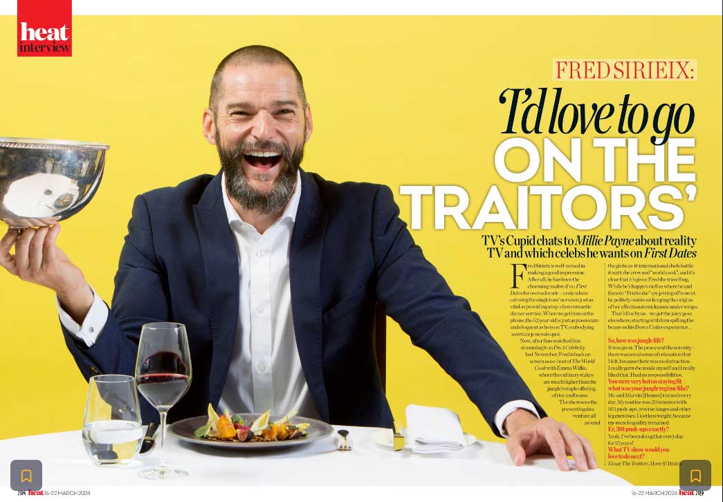 TV's cupid @fredsirieix1 inside @heatworld Portrait © #DavidYeo / @CameraPress