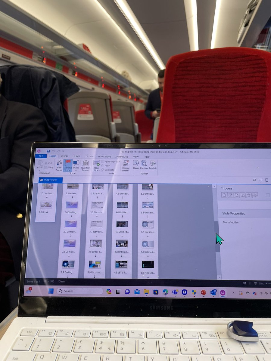 On the train to London for a meeting and doing a little more on my next skills workshop e-learning to go with my principle foundation empathy course. empathytrainingltd.co.uk/e-learning-tra…