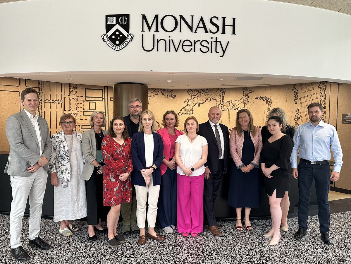 Impressed by the Clayton campus of the @MonashUni, one of the most innovative in 🇦🇺. Grateful for hospitality of the Pro Vice-Chancellors Professor Cecilia Hewlett and Professor Jacek Jasieniak