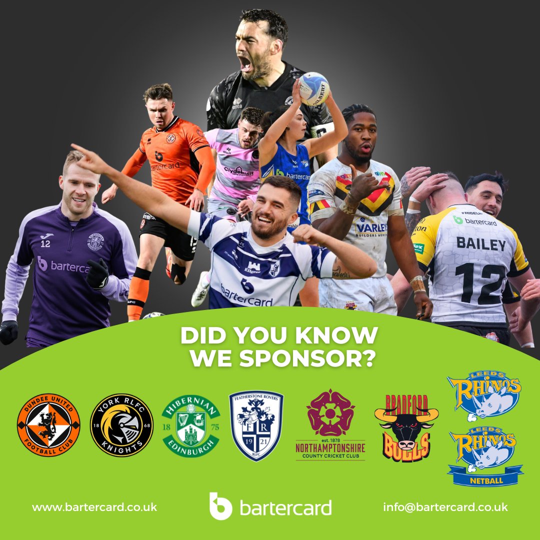 You can find us all over within Sports ⚽️ Can you spot us? Bartercard UK grants you the opportunity to purchase tickets through our Barter Trader. Find out how via the link bartercard.co.uk #rugbyleague #scottishpremiership #netball #cricket #bartercarduk