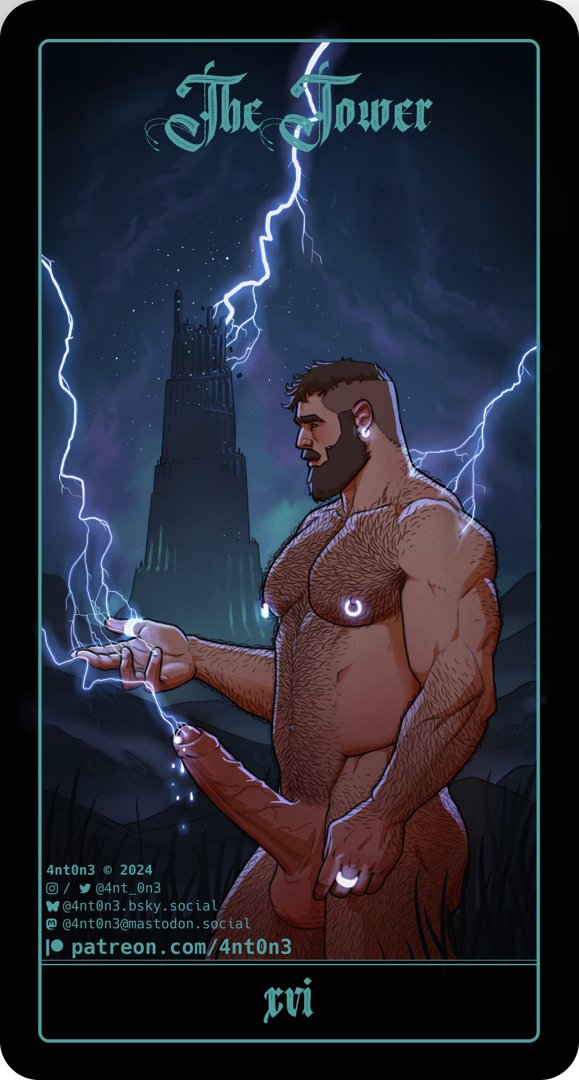 XVI - The Tower - Tarot card