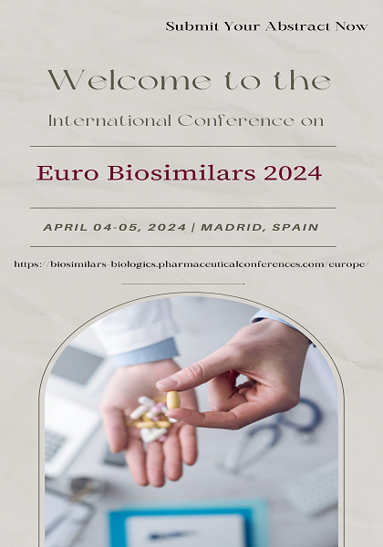 On behalf of the organizing committee, it is with great pleasure that I welcome you to the Euro #Biosimilars 2024 conference, which will take place in the vibrant city of #Madrid, #Spain, on #April 04-05, 2024.