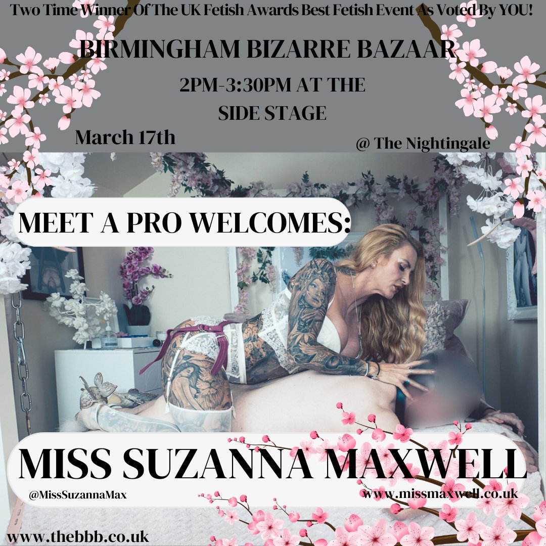 Mythical Mayhem just got even more enchanting with Suzanna Maxwell joining us as our Meet A Pro guest! @MissSuzannaMax #smallbiz #lgbtqai #community #birmingham #proudbrum #market #bbb #contentcreator #content #serviceprovider #model #professional