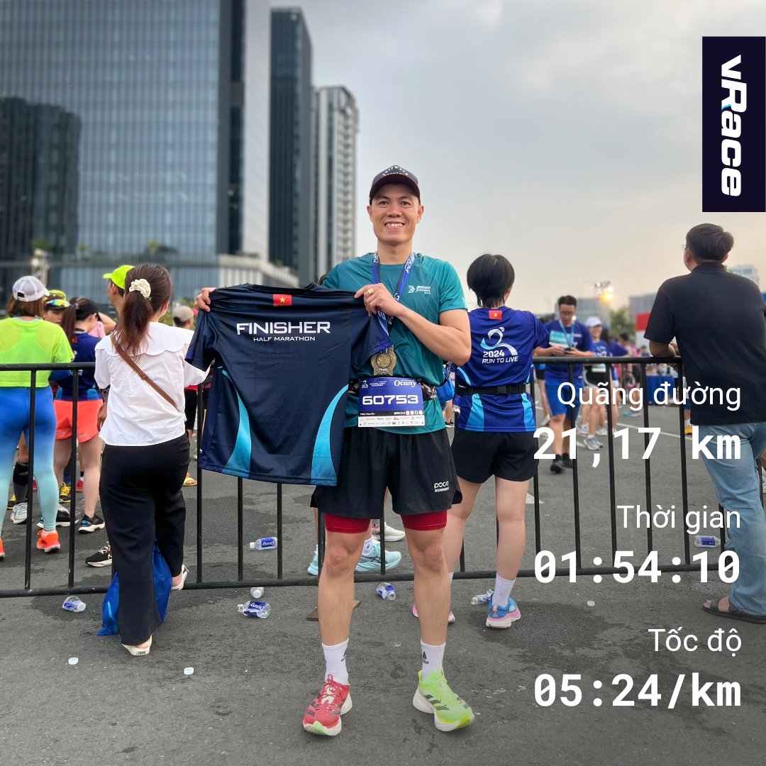SnachezTei71096's tweet photo. Run To Live 10.03.2024
Tốt nghiệp cự ly HM 21km đầu tiên https://t.co/NwYtnEqgBl