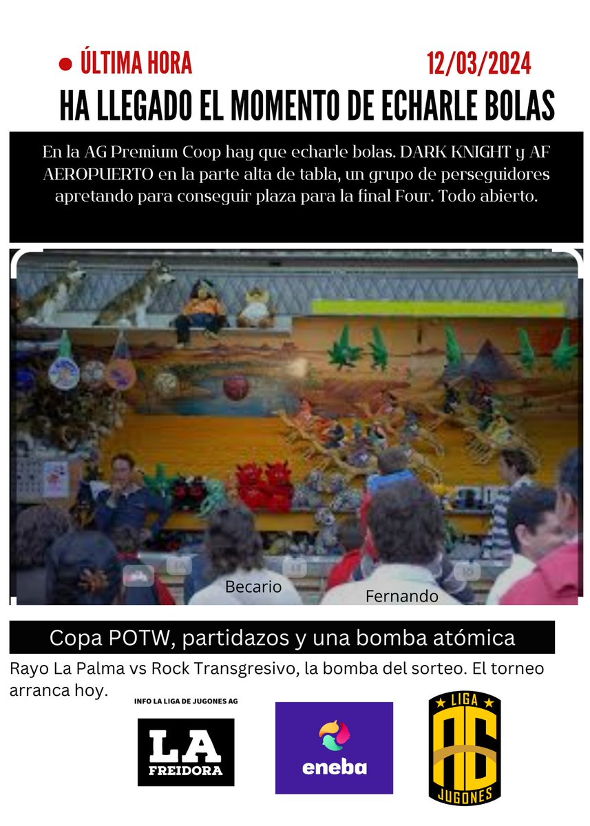 Cartas verdes, bolas, sorteo en la Liga de Jugones AG @LigaefootballAG #eFootball2024 . Un torneo arranca hoy, la AG Premium Coop llega al momento decisivo.
<a href="/MAQUIAVELICOSIX/">Maquiavelicosixsix</a> <a href="/ChriistianSen90/">KaZaaMaa</a> <a href="/rodrigoarana100/">Rodrigo</a> <a href="/jitotorrejon/">Juanjo</a> <a href="/FIRMERPIE/">FIRMERPIE</a> <a href="/maestricode/">雯雯❤天津-(外卖|兼职|核酸)西青,津南区,津南,北辰区,北辰</a> <a href="/VictorAbog18/">Victor Orellana ⚖️</a> <a href="/cm_pesgalicia/">CM_PESGALICIA</a>