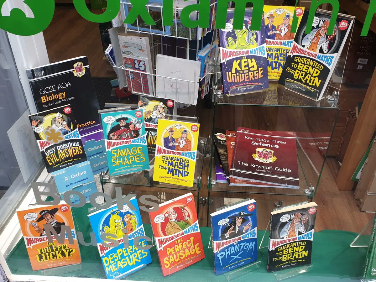 oxfam_harpenden's tweet image. We have a great selection of #studyguides in our #windowdisplay at #Oxfam #Books #Harpenden this week with many more in-store! If you can&apos;t find what you&apos;re looking for do ask one of our volunteers as we have even more upstairs in our stockroom! Find us at 5, Harding Parade! 💚♻️