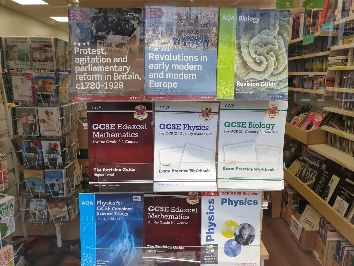 oxfam_harpenden's tweet image. We have a great selection of #studyguides in our #windowdisplay at #Oxfam #Books #Harpenden this week with many more in-store! If you can&apos;t find what you&apos;re looking for do ask one of our volunteers as we have even more upstairs in our stockroom! Find us at 5, Harding Parade! 💚♻️