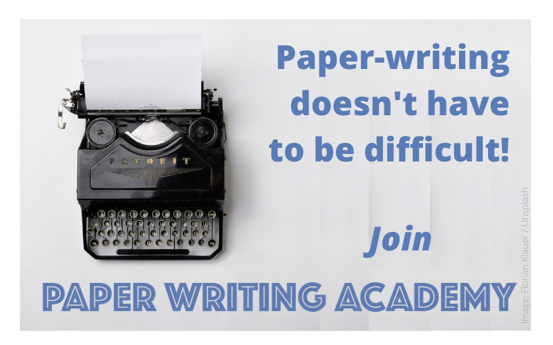 TressAcademic's tweet image. Paper-writing doesn't have to be difficult!

Join #PaperWritingAcademy

➡️ bit.ly/-PWA 

#academicwriting