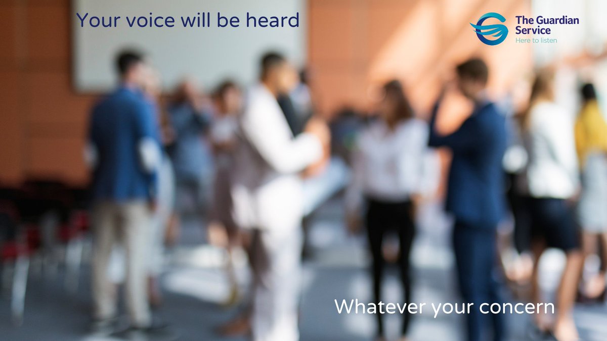KymG_FTSU's tweet photo. The Guardian Service is here to offer staff an independent channel that encourages them to safely share their experiences, suggestions and concerns #FTSU #speakup #listening #independent https://t.co/LwPEoarQHc