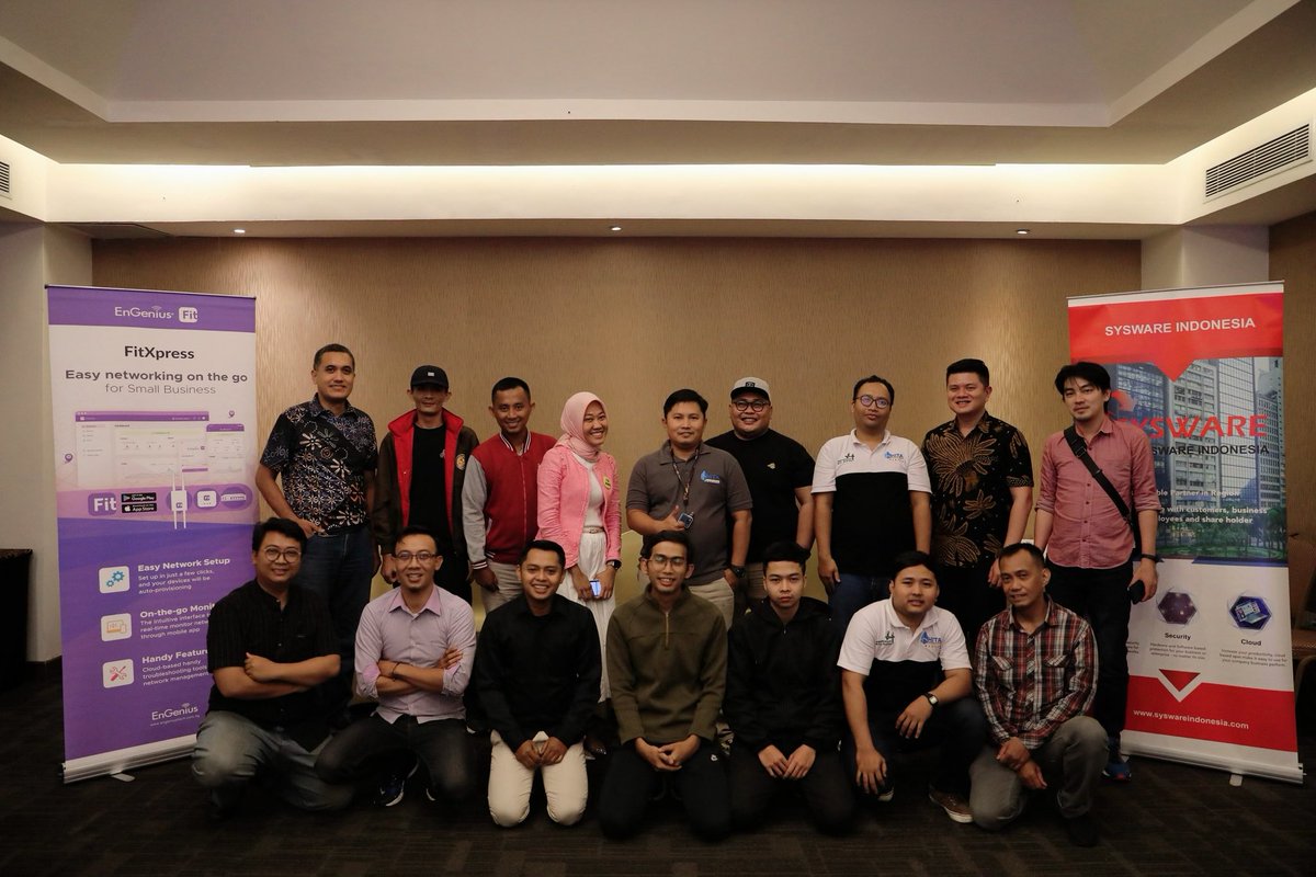 Thanks for coming all attandees! At the event EnGenius workshop for customers of HSP Net on 3 Mar 2024 in Grand Zuri Hotel, BSD
#hiduptenangtanpadrama #engenius
.
.
.
#wifi #opennetworking #hospitalitysolutions #ittechnology #syswareindonesia #Hospitality