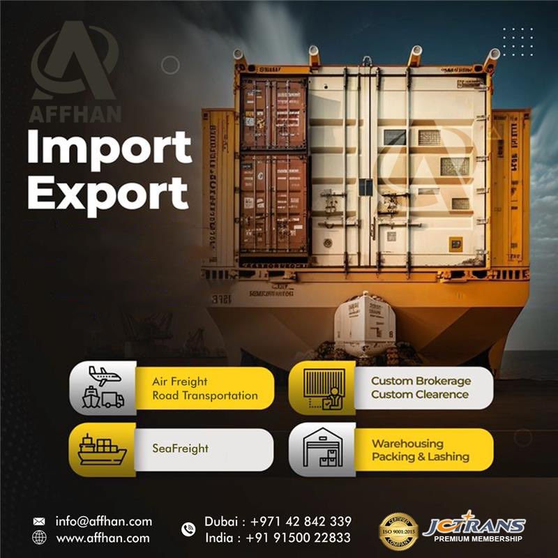 End To End Service 🤝
.
.
.
.
.
#Affhan #Import #Export #Product #Sourcing #Aircargo #frieghtforwarding #seafreight #nvocc #roadtransportation #forwardtogether #freightforwarding #freightforwardersinuae #dubaicargologistics #logisticscompany #logistics