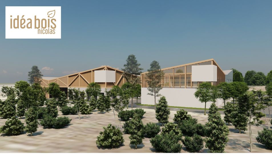 ideaboisnicolas's tweet photo. @ideaboisnicolas vous dévoile en exclusivité le projet de son futur magasin situé au rond-point de la sortie 8 de l'autoroute A63 en face de Lidl.
Bientôt, un nouvel espace dédié au Bois à Bénesse-Maremne, pour encore mieux vous servir ! https://t.co/V6AATD8Geq