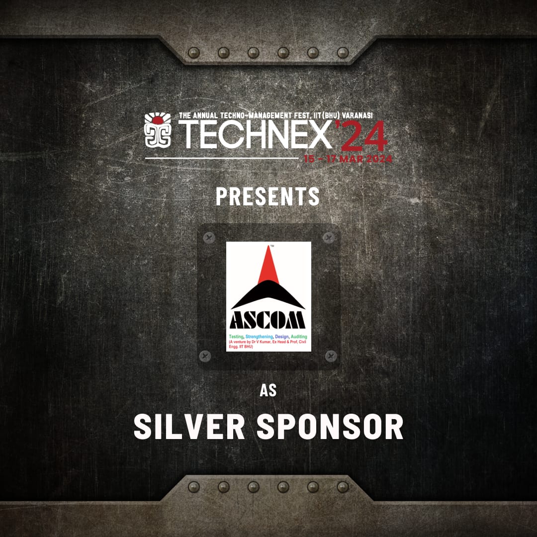 technexiitbhu's tweet photo. Asia’s Oldest Techno-Management Fest - Technex’24 proudly presents ASCOM as the official Silver Sponsor!

#technex24 #85thEdition #universeunravelled #staytechnexed #marketing https://t.co/Hu6pP05xX5