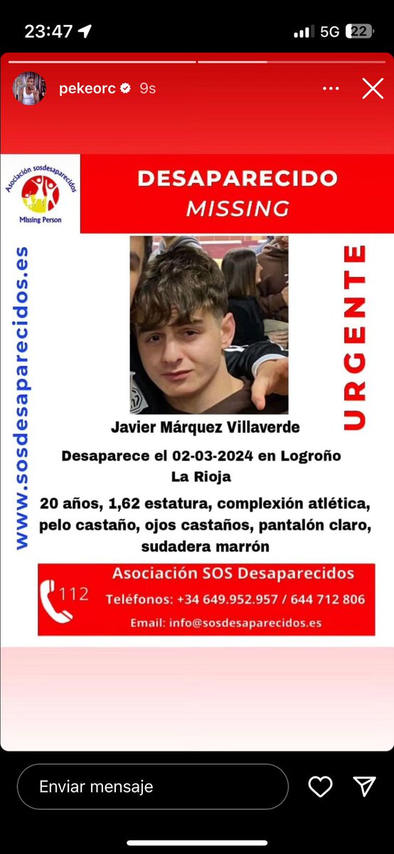 SEGUIMOS BUSCANDOLE

JAVI TE VAMOS A ENCONTRAR ❤️