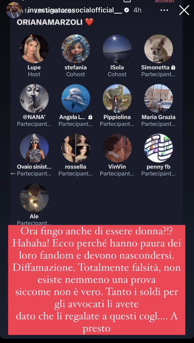 ivana821103's tweet photo. @Pippiolina1 in mezzo a Rosella e Isola quelle che scrivono le peggiori cattiverie contra il @Ven3to ???🙄
Alessandro fai bene!!!!!!
#oriele #ven3 https://t.co/K3GjaQfJeZ