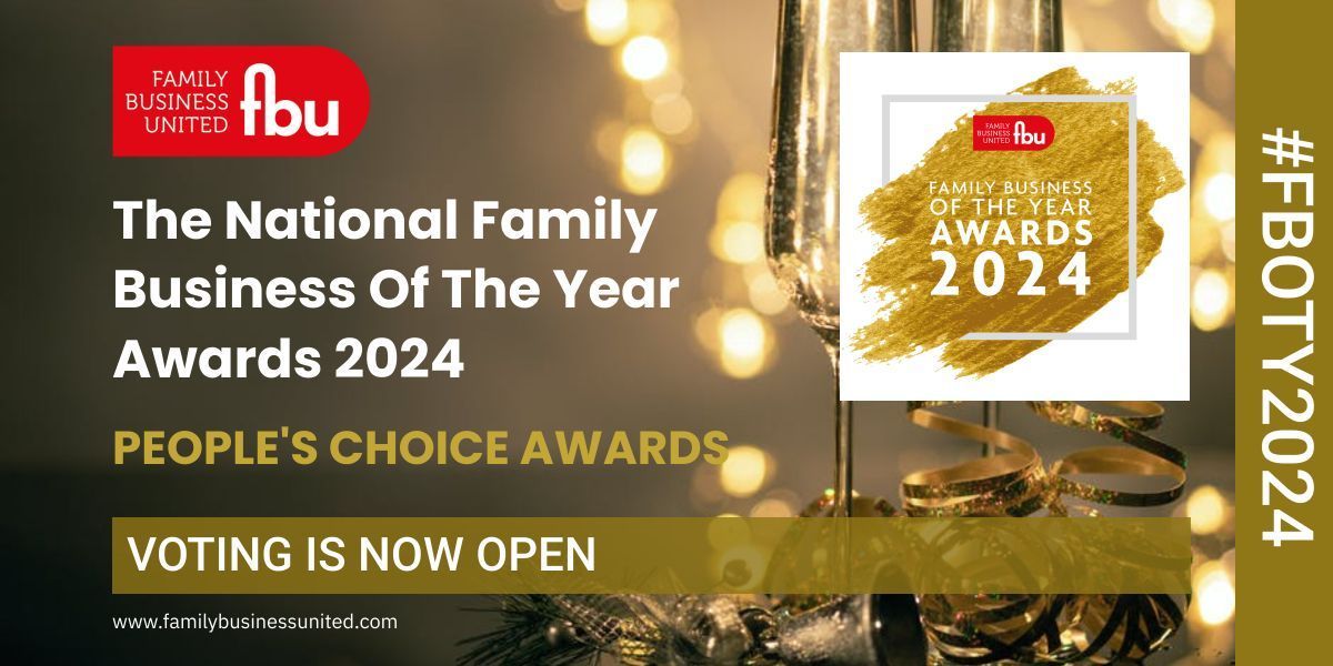 FamilyBizPaul's tweet image. Have you voted yet?  Voting is now OPEN for the People's Choice Family Business of the Year 2024 #FBOTY2024  Vote for your favourites in order for them to be in the running to be the people's choice winner this year!  #FamilyBusiness  buff.ly/48RfPAg