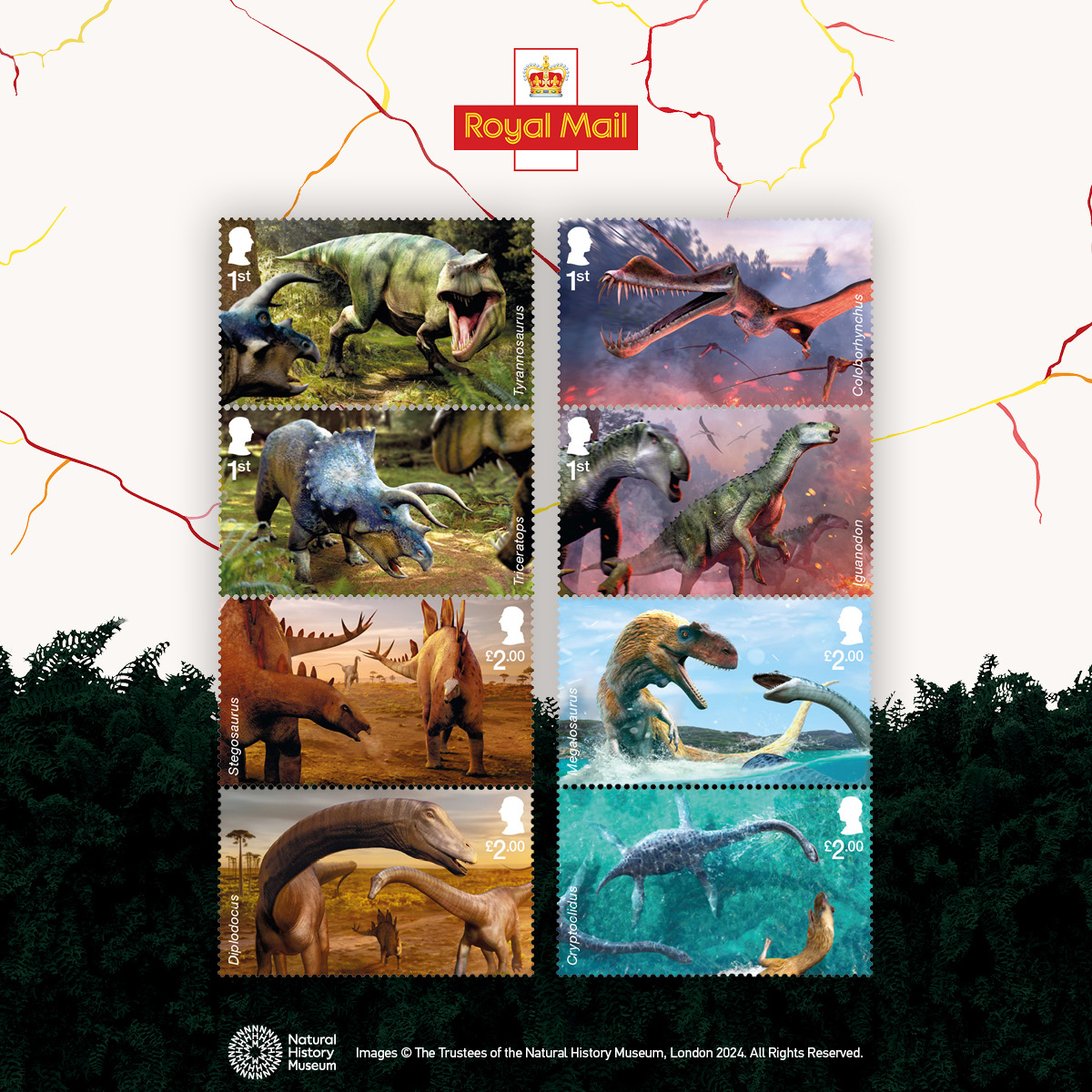 Out today: The Age of the Dinosaurs Stamps & Collectibles. Grab yours here 👉 ms.spr.ly/6012cTXi0