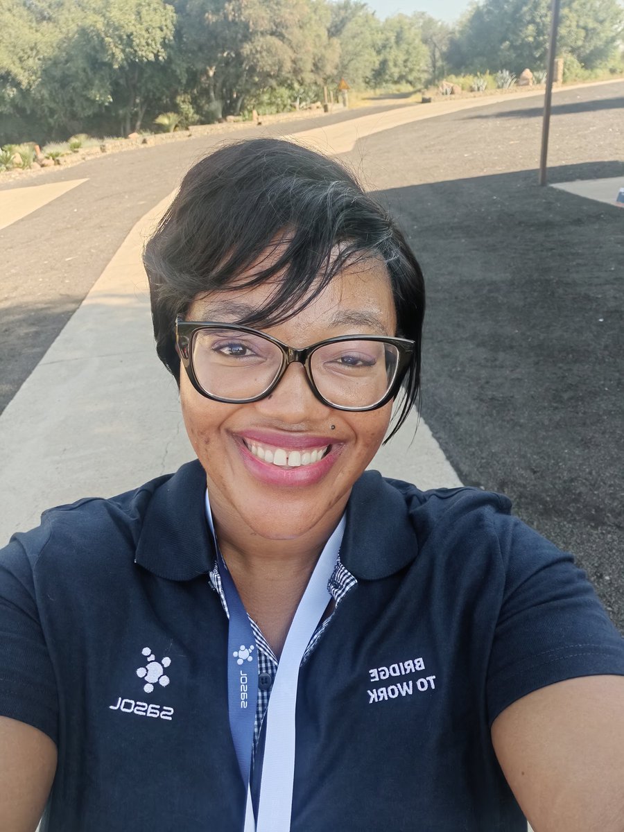 We are at the <a href="/SasolSA/">Sasol</a> #SasolBridgetoWork symposium in Sasolburg where over 100 who graduated from Sasol's Handyman, 4IR and Welding School programs. This is about what comes next, about the creation of employees and employers. #SasolinSociety