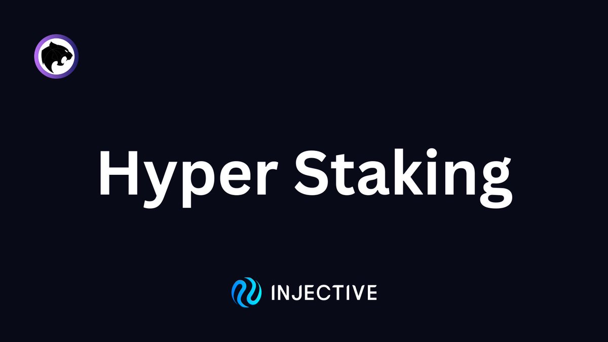 Black Panther (@blackpanther_fi) on Twitter photo Hyper staking is an up only vault with a 160% $INJ yield🚀
APY comes from staking yield 16% + incentives 144% 🤯
Take advantage of hyper staking to grow your $INJ bags faster than normal staking or any other LSD on <a href="/injective/">Injective 🥷</a> 🤝
Get started now 👇
trade.blackpanther.fi/vault/inj10q36… Hyper staking is an up only vault with a 160% $INJ yield🚀
APY comes from staking yield 16% + incentives 144% 🤯
Take advantage of hyper staking to grow your $INJ bags faster than normal staking or any other LSD on <a href="/injective/">Injective 🥷</a> 🤝
Get started now 👇
trade.blackpanther.fi/vault/inj10q36…