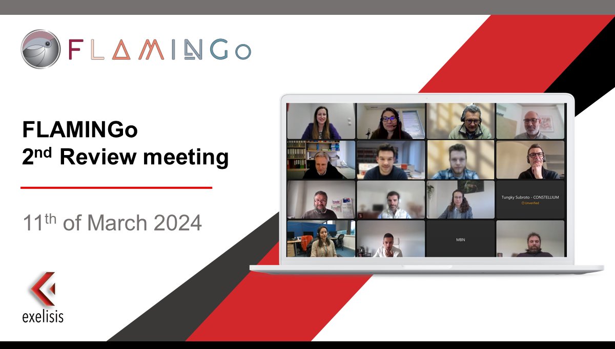 🎉 Yesterday, EXELISIS IKE had the pleasure of attending the 2nd Review meeting of the @FLAMINGoPH2020,📅 reflecting on our progress and future plans on building the dissemination, communication and exploitation strategy. 🌍 flamingo-project.eu #FLAMINGo #EXELISIS #review