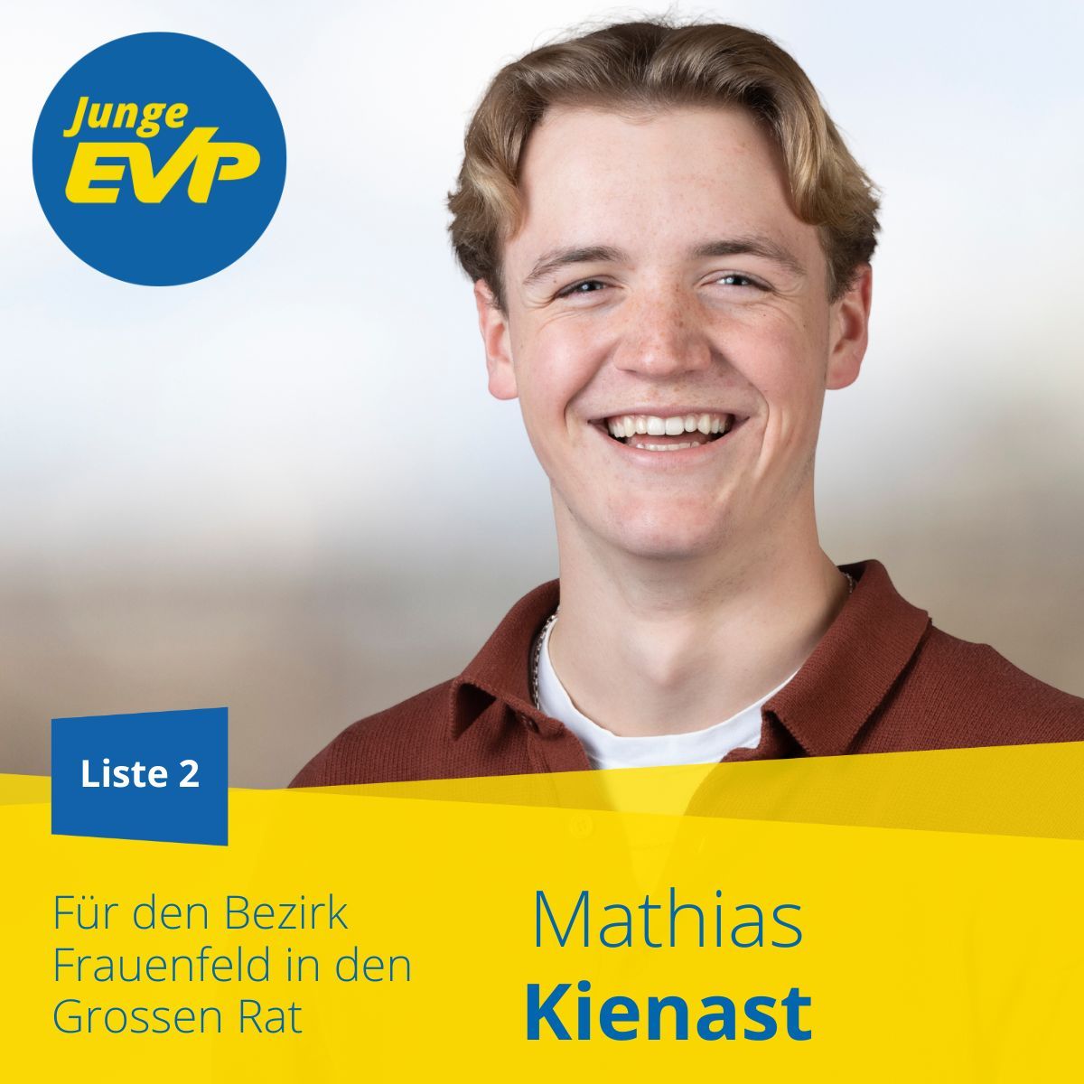 Mathias Kienast
Am 7. April 2024 für den Bezirk Frauenfeld in den Grossen Rat

evp-frauenfeld.ch/wahlen/grossra… 

#thurgau #kantonsrat #grosserrat #krtg24 #grtg24 #wahlen2024 #grossratswahlen24 #evp #wahltg24 #grosserrattg #jedestimmezählt #frauenfeld