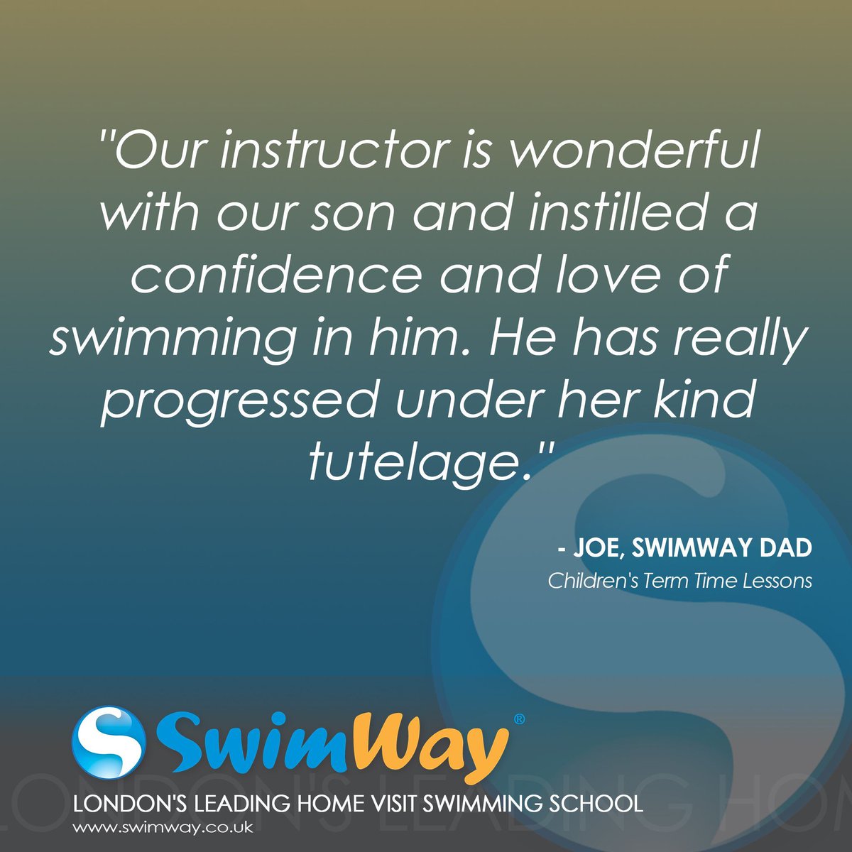 🌟 Another heartwarming testimonial from a Swimway Dad, Joe! 🏊‍♂️🤗💙 #SwimwayTestimonial #HappySwimmers #ConfidentKids #LoveForSwimming #ParentingJoy #SwimmingProgress #KindTutelage #SwimwaySuccess #ChildrensSwimLessons #ParentingWin swimway.co.uk