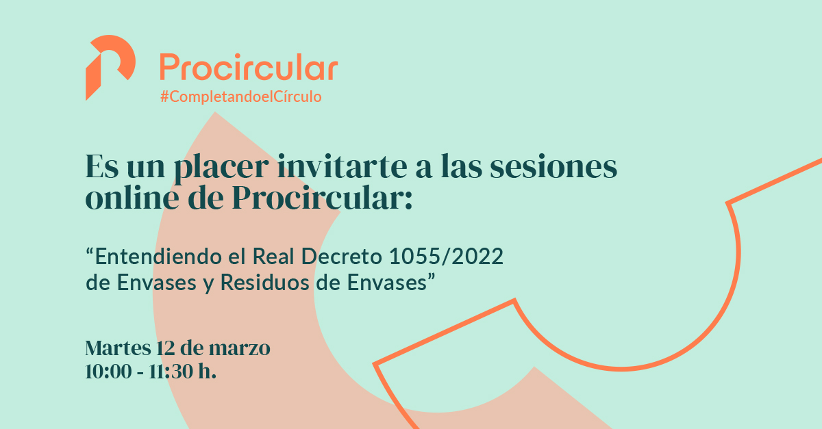 ProcircularS's tweet image. Se inician ahora dos eventos esenciales con sello #Procircular:
#aclarando
⏰10:00-11:30h ▶️“Entendiendo El Real Decreto 1055/2022” con @colinoesther en online
bit.ly/3IERsdv