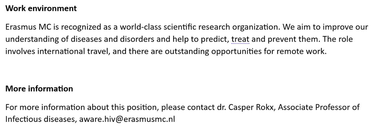 interested in HIV, testing, and stigma in healthcare workers? GREAT PhD opportunity @ErasmusMC pls share/RT #awareHIV