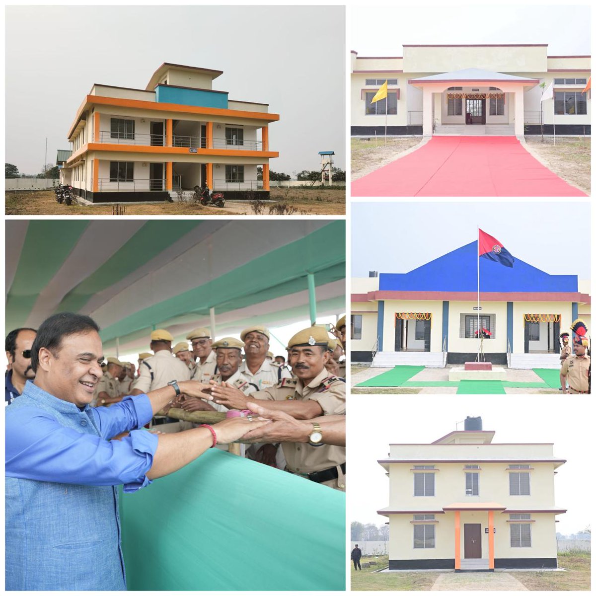 We are building over 10,000 housing units for Assam Police personnel to ensure their families have safe and secure living conditions. Glimpses of one such complex we have opened in Sivasagar district today. @assampolice