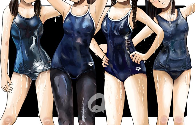 濡れスク水鑑賞会その③
旧スクはたっぷり水を含ませること💦💦 