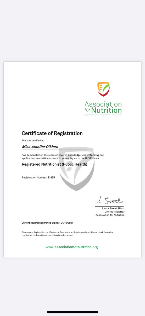 Jen O’Mara (RNutr) tweet media