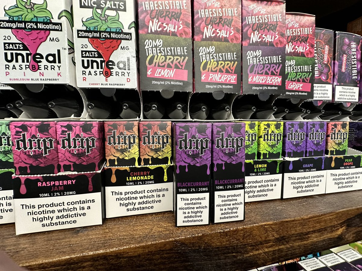 The weather isn't great today ☔️ but we are open 8am til 5pm for all your vaping needs. Check out our full range of drip, irresistible and unreal nic salts💨😋👌#slaithwaitevapeshop #slaithwaite #holmfirth #linthwaitevapeshop #linthwaite #golcar #marsden #huddersfieldvapeshop #uk