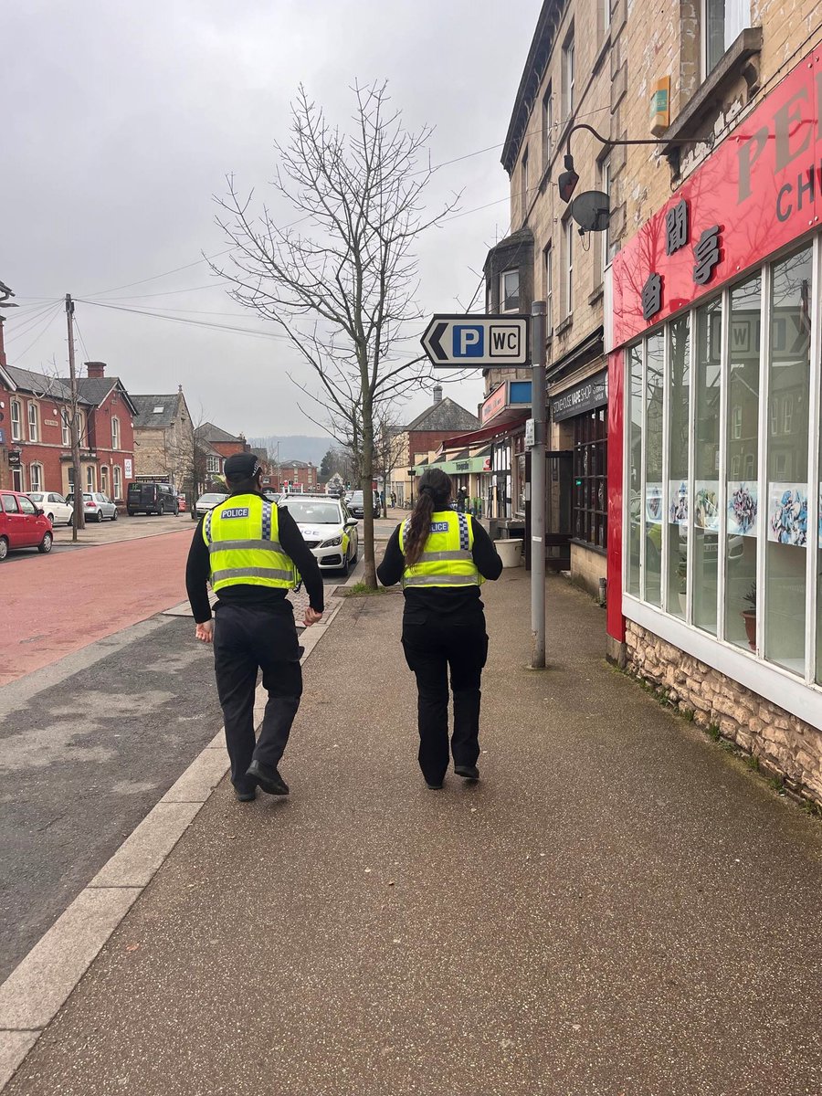 Yesterday  was a busy day of community engagement for Stroud NPT. 
PC Dennis & PC Jenkins spent some time on foot patrol in Stonehouse , talking to local business's and following up enquiries.
#VisibleInTheCommunity
#StroudNPT