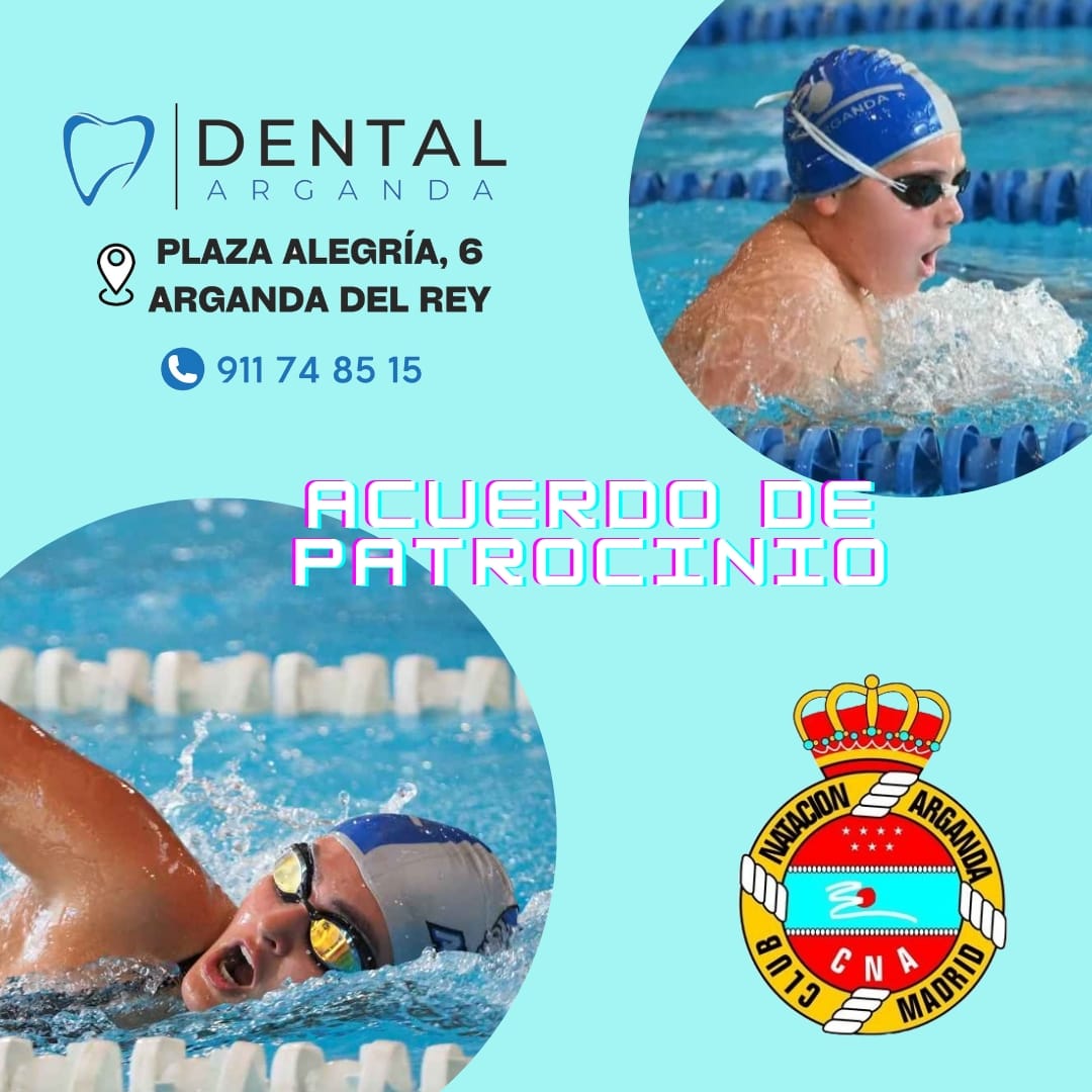 C_N_Arganda's tweet image. Nos alegra enormemente, poder anunciar un nuevo acuerdo de patrocinio. 

DENTAL ARGANDA 

Muchas gracias por confiar en nosotros y por promover el deporte y más concretamente la Natación.

Intentaremos estar a la altura !!!!!

Muchísimas gracias.