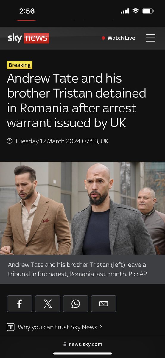 EducationHU4's tweet photo. The Royal Family has just arrested Andrew Tate and Tristan Tate with a warrant issued by the UK.

Here is why.

Viewer discretion is advised.

#FreeTheTates https://t.co/8V14wq7XeD