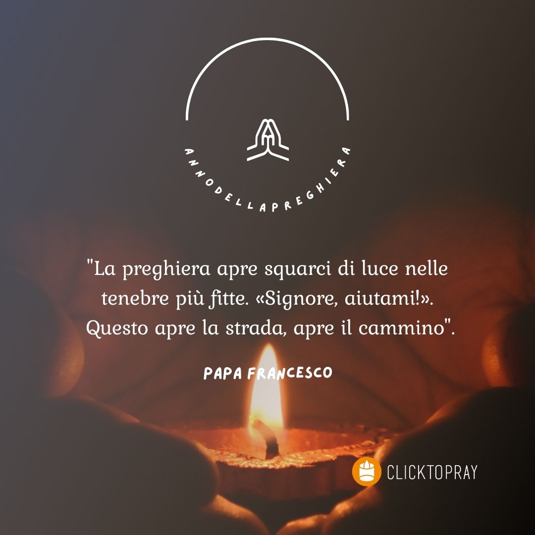 🔶Anno di preghiera. 

Quali cammini hai bisogno di aprire nella tua vita perché possano essere illuminati dal Signore? 
Nei momenti di oscurità, prega il Signore, chiedi e supplica.

#Annodellapreghiera #ScuolaDiPreghiera 
@Evange_it