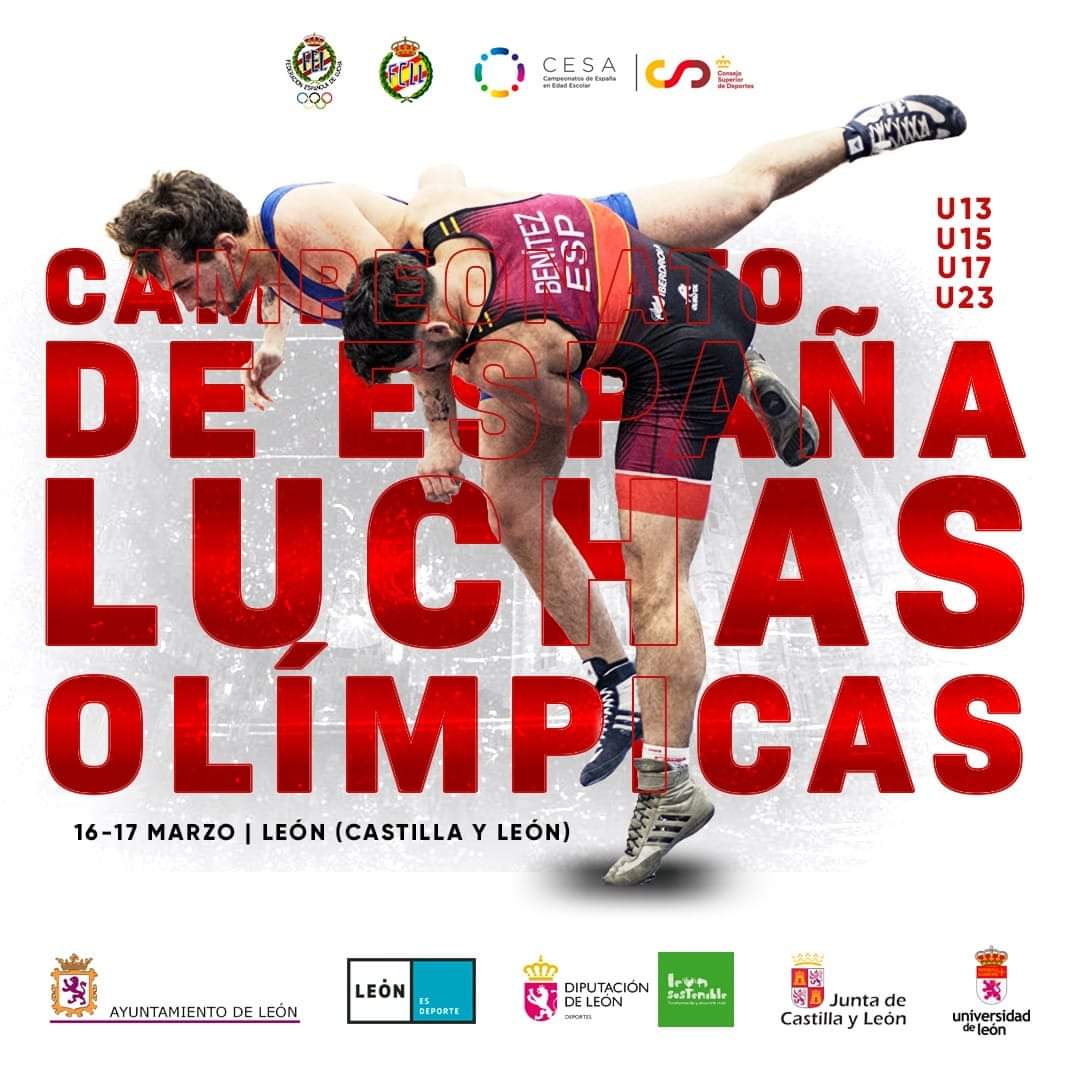 Este viernes día 15 de marzo 24 deportistas navarr@s van a viajar a León para participar en el Cto. De España U13, U15, U17 y U23. 
¡Desde aquí os deseamos mucha suerte a tod@s!
.
.
#wrestlingnavarra