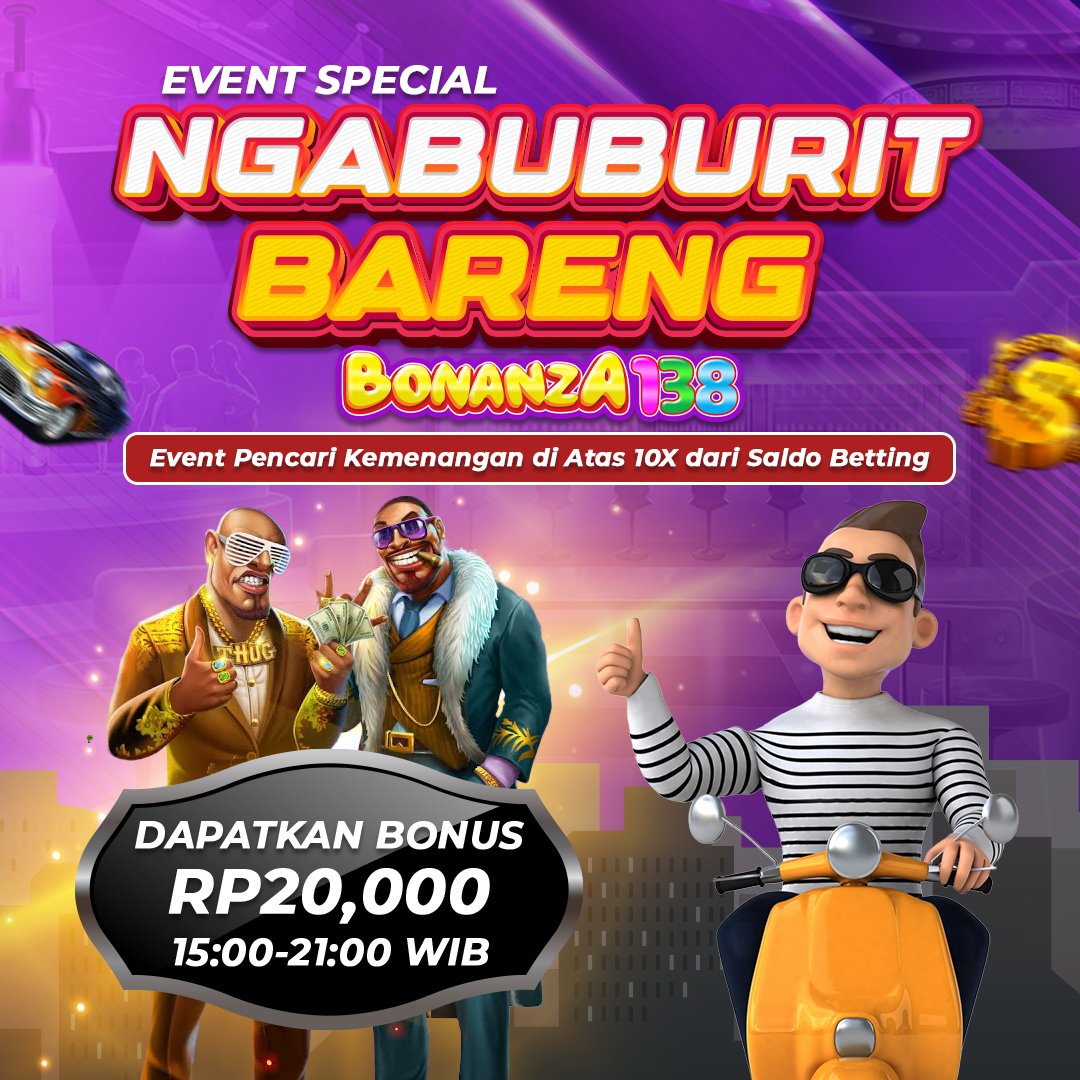 b138official's tweet photo. Ngabuburit bareng Bonanza138 di special event selama bulan Ramadhan. Cari kemenangan di atas 10x saldo betting dan dapatkan bonusnya.

Info selengkapnya, silakan hubungi tim bantuan via LiveChat/WhatsApp.

#Bonanza138 #NgabuburitBareng #Ramadhan2024 #MarhabanYaRamadhan https://t.co/6OThGN162D