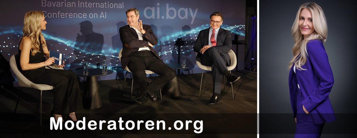 Moderatoren's tweet photo. Künstliche Intelligenz hat sich zu einem integralen Bestandteil unseres täglichen Lebens entwickelt und ist aus vielen Aspekten unserer Gesellschaft nicht mehr wegzudenken. Professionell, authentisch und charmant #moderiert Petra Bindl:
https://t.co/2Xet4CMeJE #KI https://t.co/lcBXaTfYMV