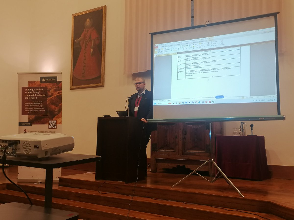 📑 What will we discuss today? Our project coordinator @JJoutsenvaara introduced the agenda for the day, which includes an update from each work package on their progress & 2 workshops dealing with the dissemination and exploitation of results. Let's go! 🧡