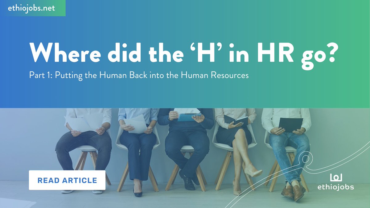 'Human Resources' is often misunderstood in corporate settings, seen as the department for 'people stuff' without grasping its true essence. Let's talk about it: bitly.ws/3fCHX #HR #humanresources #ethiojobs #dereja #human #recruitment