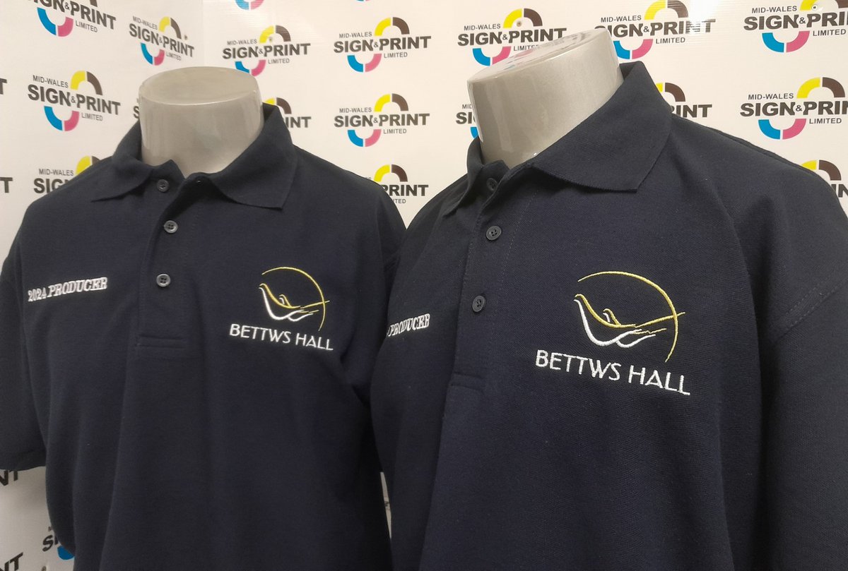 MidWalesSign&Print (@midwalessign) on Twitter photo Polos for Bettws
Another fabulous order completed for Bettws Hall - great embroidery on these polos.
If you require embroidered and/or printed clothing, please give us a call on 01938 228088 or email sales@mw-signandprint.co.uk Polos for Bettws
Another fabulous order completed for Bettws Hall - great embroidery on these polos.
If you require embroidered and/or printed clothing, please give us a call on 01938 228088 or email sales@mw-signandprint.co.uk