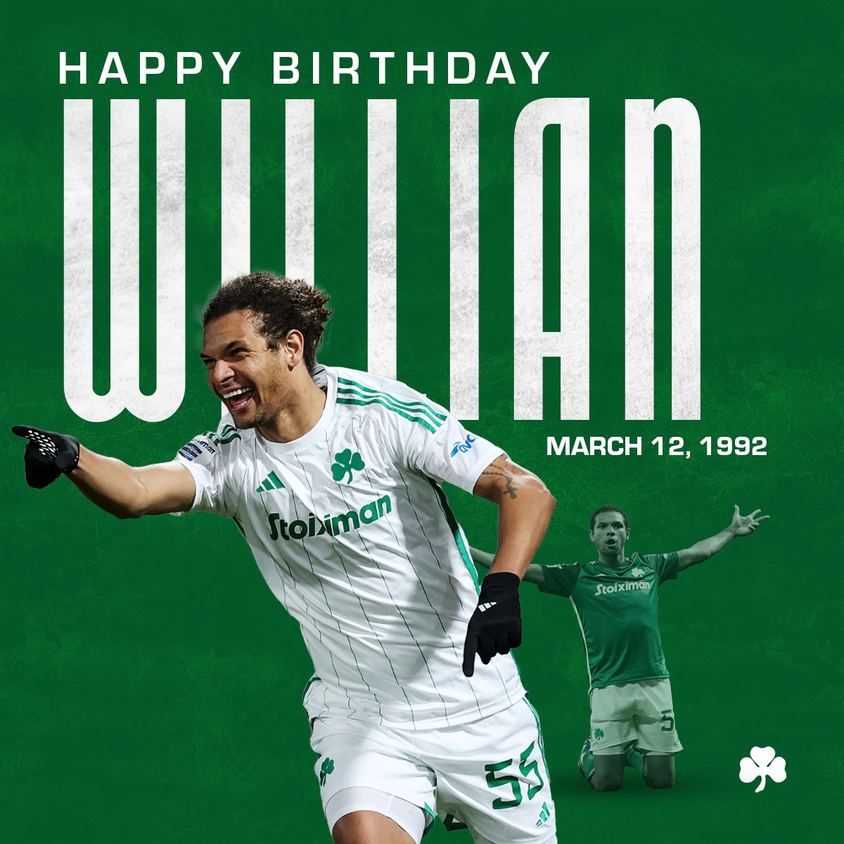 🎂 Our best #GreenWishes to <a href="/willianarao/">willian arao</a>☘️ #Panathinaikosfc 💚