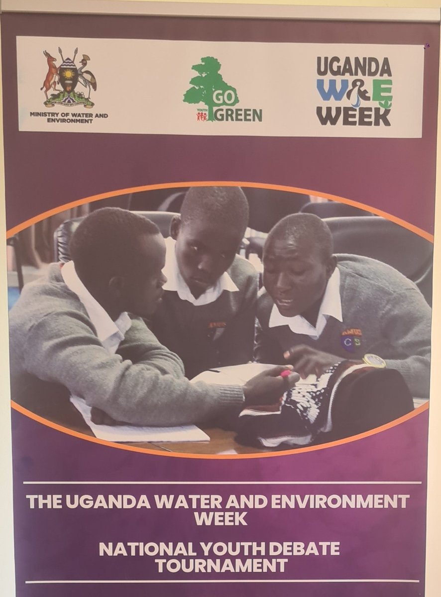 Inter_ University &School youth debates are being held at Mbale S.S. Theme;'Youth engagement for sustainable water, environment, &climate action’ organized by MWE _KWMZ in partnership with @youthgogreen &Youth sub-committee. 10 universities & schools been invited to participate.
