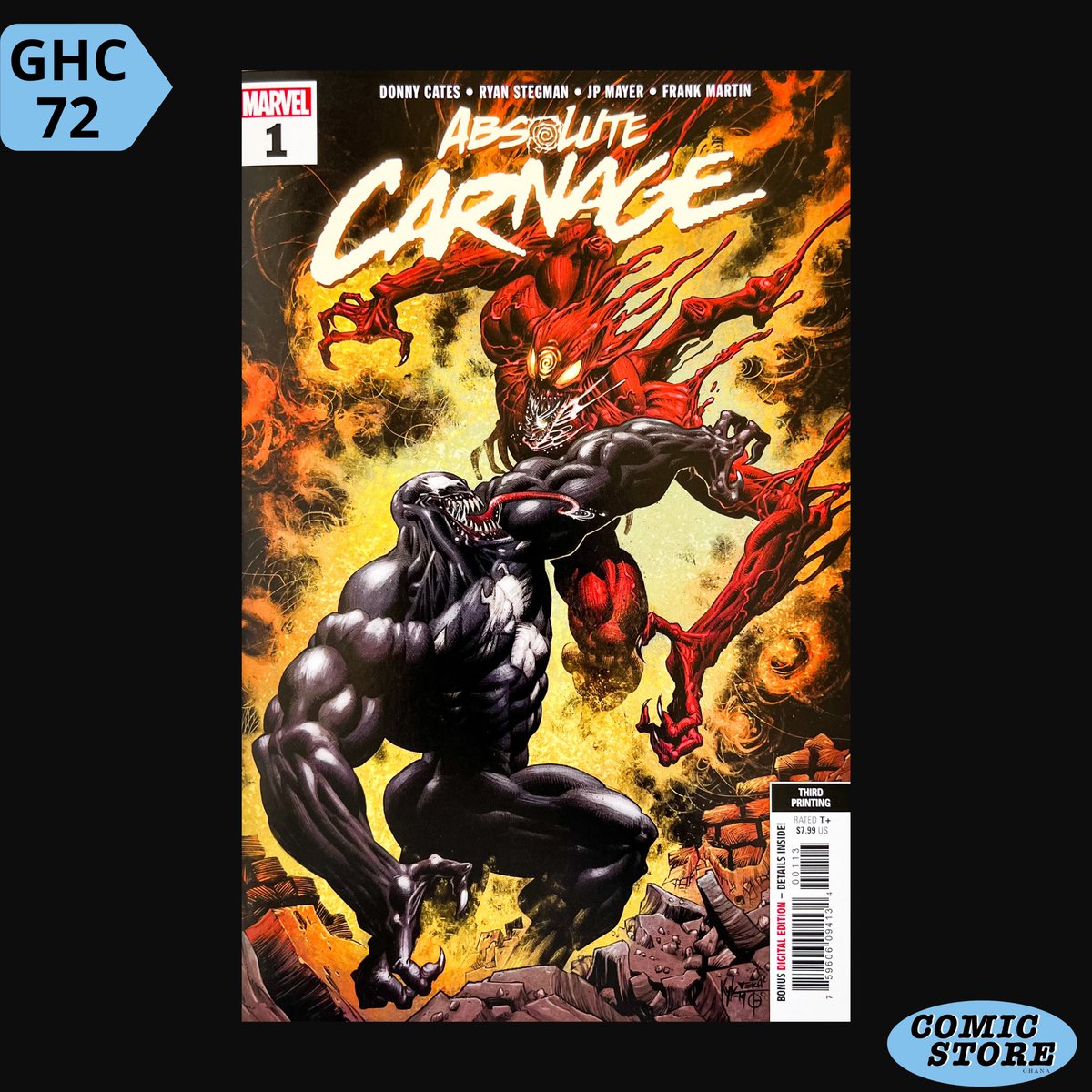MARVEL : ABSOLUTE CARNAGE
Issue No. : 1

Order via DM or the WhatsApp link or the website link in the description.
#ghana #marvel #comics #accra #marvelcomics #manga #africa #dc #dccomics #marvel #mcu #marvelcarnage #venom #spiderman #absolutecarnage