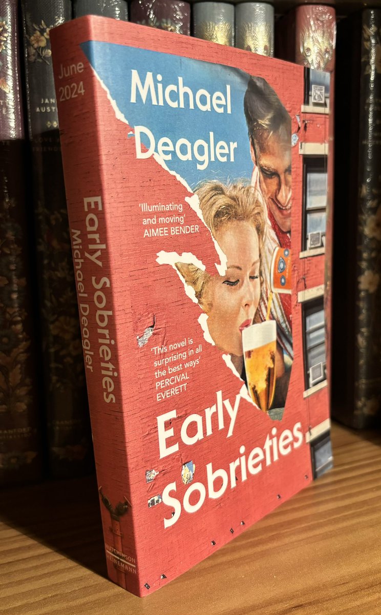 So excited for this! Fabulous copy of ‘Early Sobrieties’ by @MichaelDeagler from @HutchHeinemann which is published in June. Thank you to @marielouisespp and can’t wait to get stuck in #books #booklover #bookblogger #BookTwitter #booktwt #booktok #BooksWorthReading #bookstagram