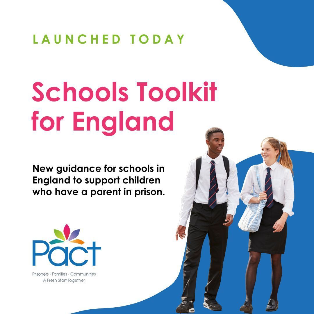📣 New guidance for #schools in England to support #children who have a parent in #prison. The guidance aims to help #teachers remove the stigma associated with parental imprisonment. Read more: pact1.link/12Mar24