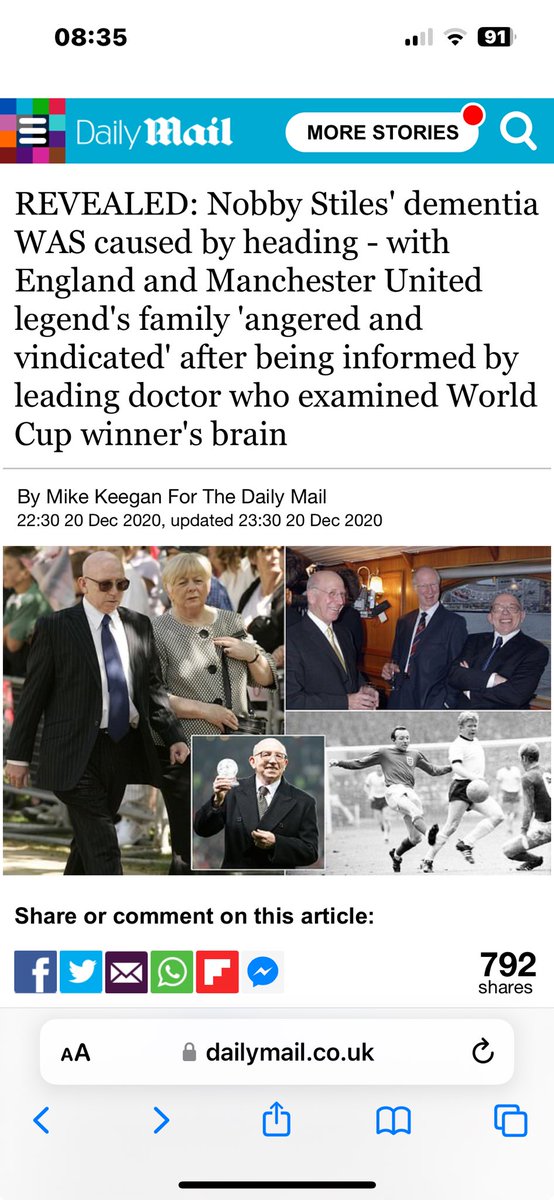 “I’ve never seen anything like this” the dr said.they didn’t know about cte or how to treat him.FOOTBALL WAKE UP ⁦@chris_sutton73⁩ ⁦@DavidMay04⁩ ⁦@jimbeglin⁩ ⁦@RealRazor⁩ ⁦@mattletiss7⁩ ⁦@Joey7Barton⁩ ⁦@JohnHartson10⁩ @pfa