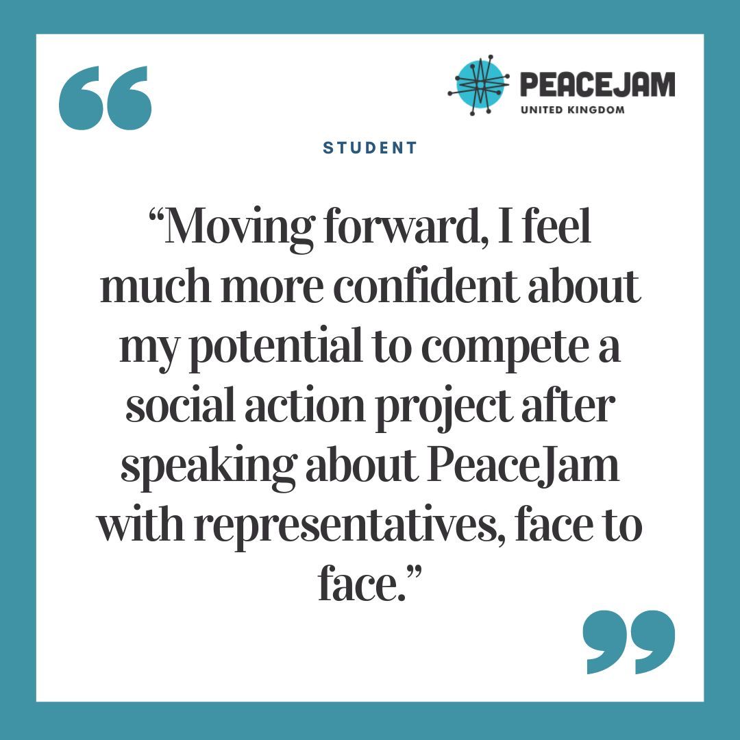 As part of our Generation Change programme, between the 16th and the 20th of February, PeaceJam UK visited multiple schools and youth groups. Running workshops and facilitating discussions. Reach out to be included in our visits! Email us: unitedkingdom@peacejam.org 🎉