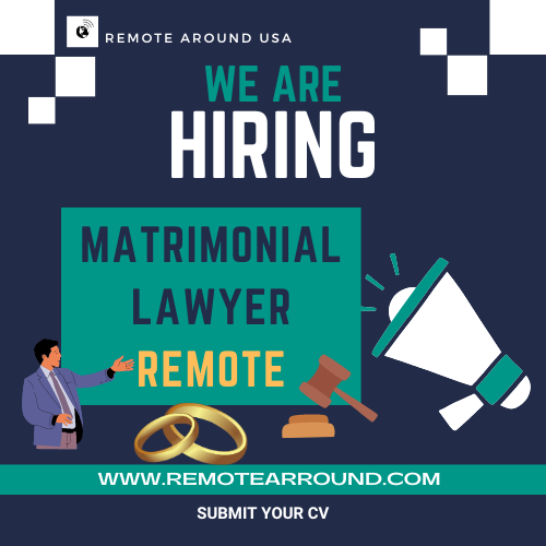 🔍 Looking for an Exceptional Matrimonial Lawyer! 🔍

REMOTE OFFER remotearround.com/job/matrimonia…

REMOTE OFFERS remotearround.com/jobs-list-v1/?…

#remotearround #vacancies #MatrimonialLawyer #AttorneyJobs #FamilyLawFirm #LegalJobs #NJAttorney #LawyerLife #EmpathyInLaw #LegalJustice